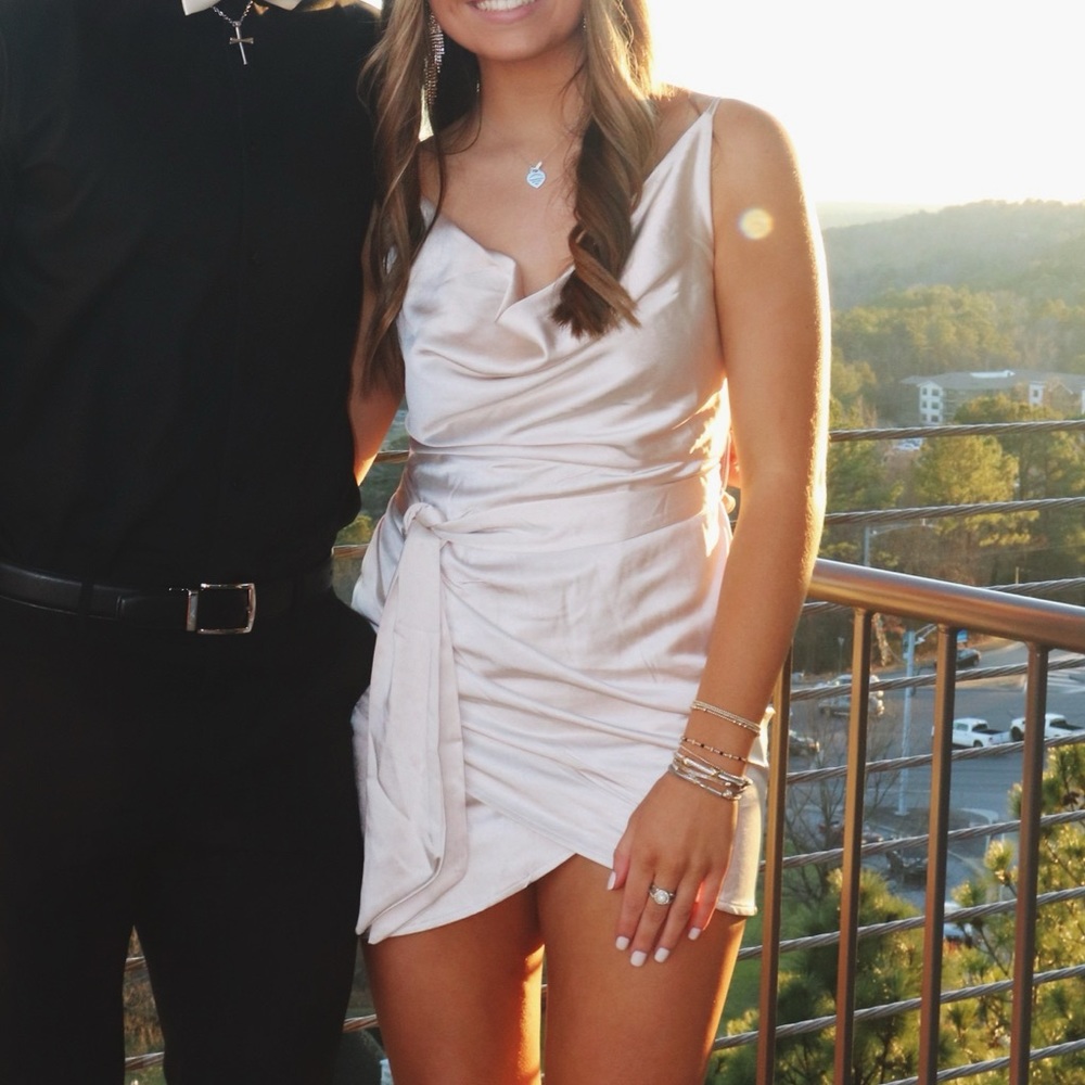Silk Tie Dress